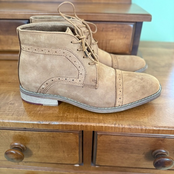 New Arkbird leather suede boots chukka tan men’s 8.5‎ lace up oxford ankle boot main image 8